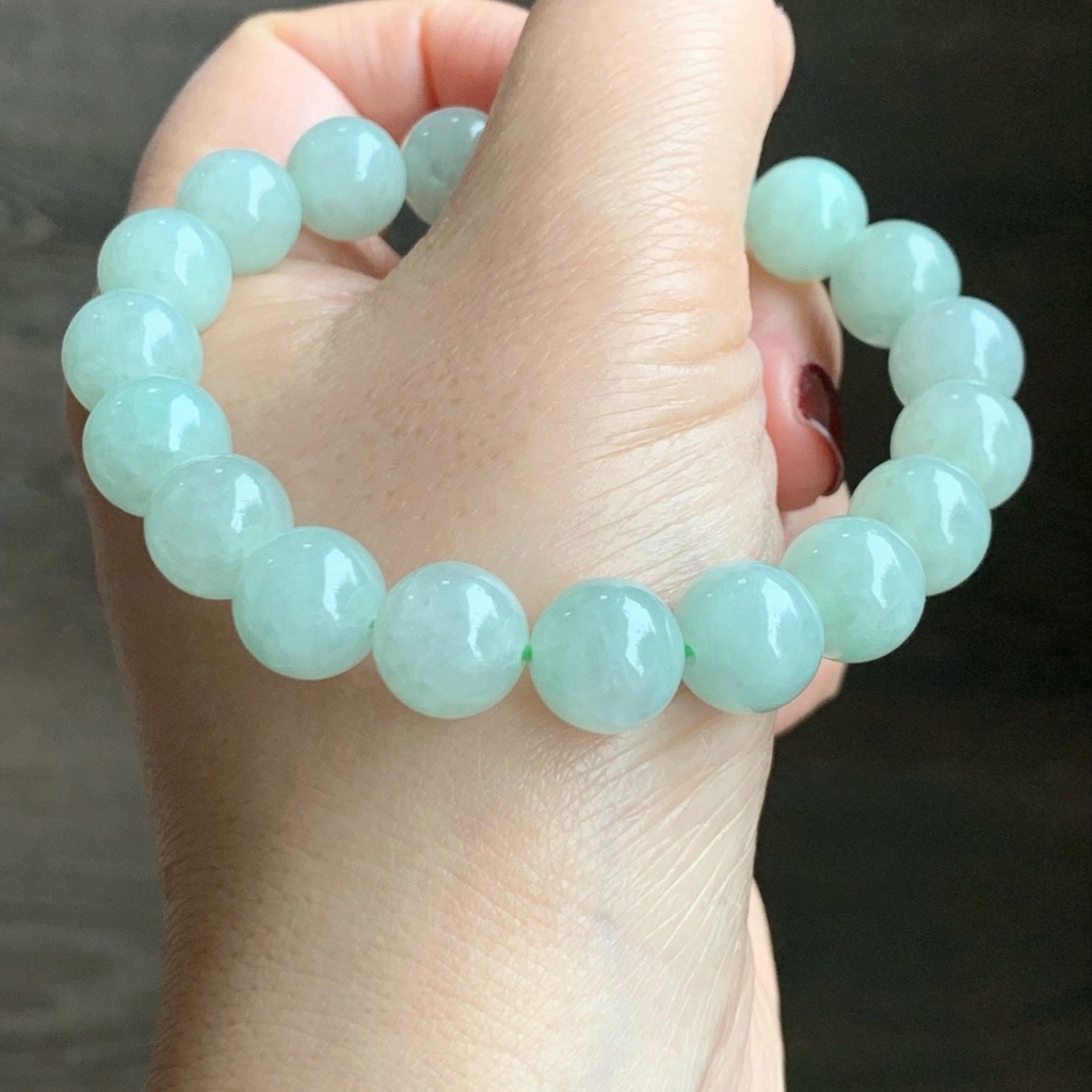 Jade Natural Green Bracelet 95$